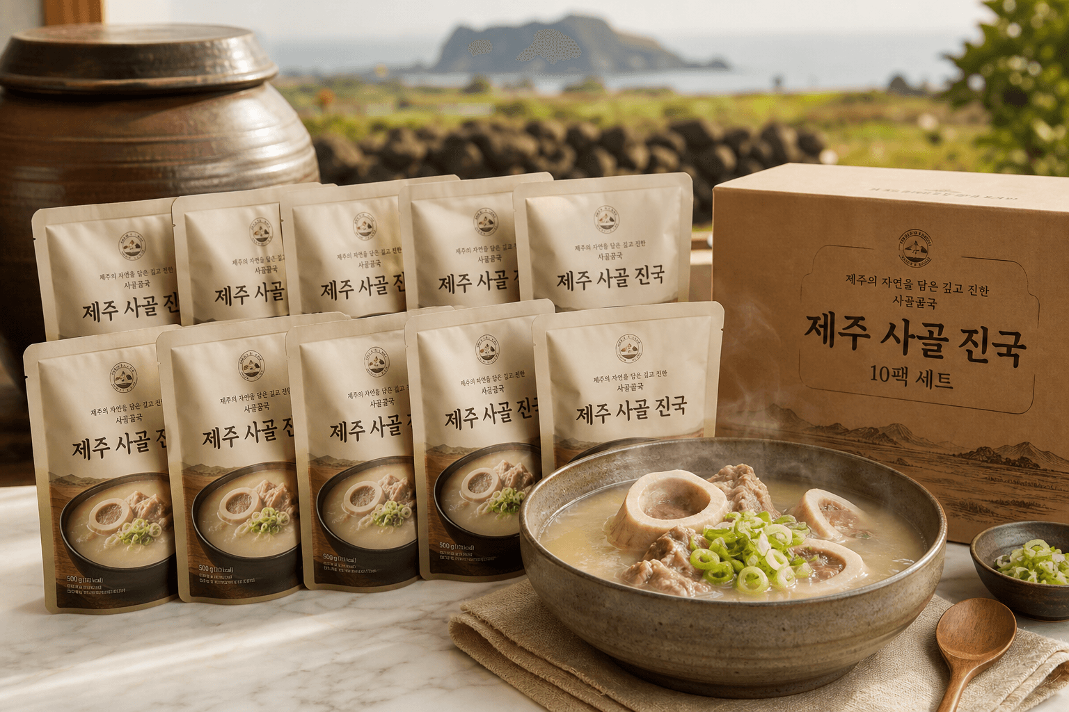 제주 사골 진국 10팩 세트